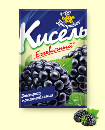 Кисель Ежевичный 110г*25шт Приправыч